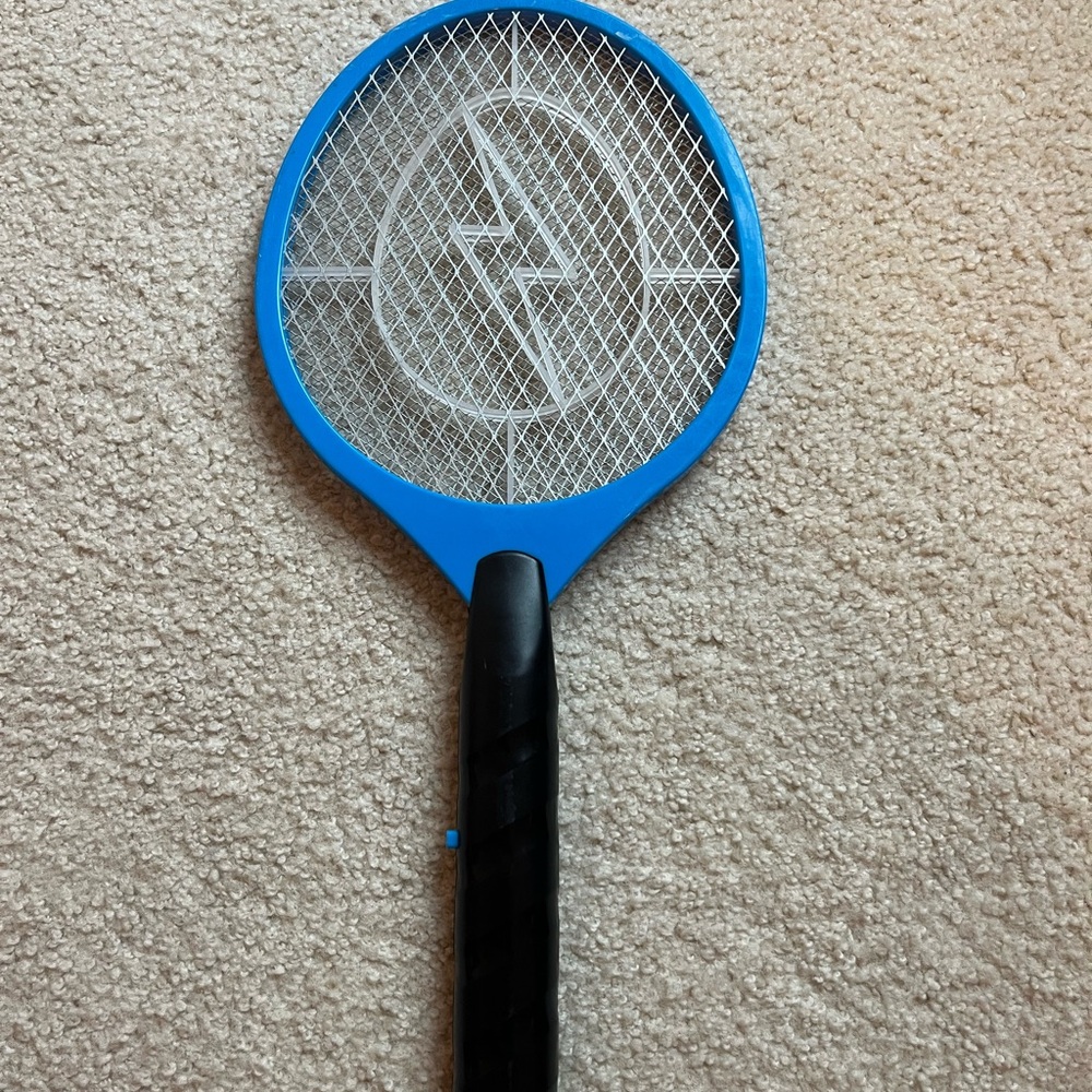 Blue and Black Electric Fly Swatter